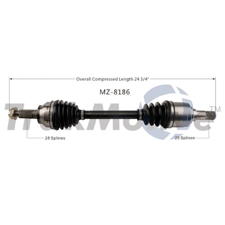 Surtrack Axle Cv Axle Shaft, Mz-8186 MZ-8186
